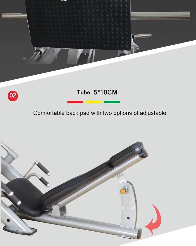 Commercial 45 Degree Linear Leg Press - Image 10